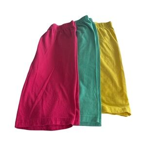 Pink Angel Bundle Of 3 Girls Bike Shorts.